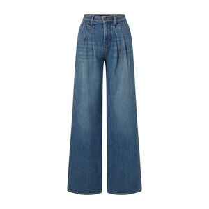 Veronica Beard Wide-Leg Blue Jeans